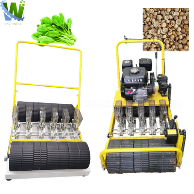 Electric 4 Row Garlic Spring Onion Spinach Seed Planting Machine Pumpkin Seed Planter Okra Simple Vegetable Seeder Machine